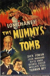 Mummys Tomb Mini movie poster Sign 8in x 12in