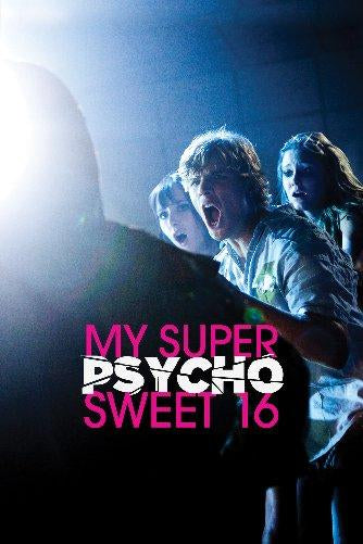 My Super Psycho Sweet 16 Mini Metal Movie Poster 8in x 12in | The Poster Depot The Poster Depot