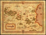 Narnia Map poster tin sign Wall Art