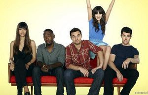 New Girl poster tin sign Wall Art