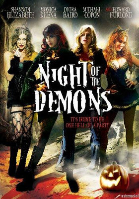 Night Of The Demons Mini Metal Movie Poster 8in x 12in The Poster Depot