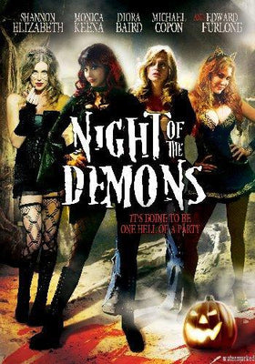 Night Of The Demons Mini movie poster Metal Print 8in x 12in