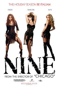 Nine movie poster Sign 8in x 12in