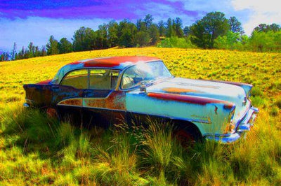 Oldsmobile Holiday Ultra Color Metal Poster Wall Art 8in x 12in 12"x16" The Poster Depot