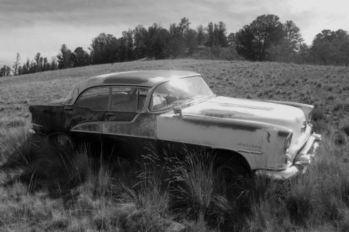 Oldsmobile Holiday Black And white 11in x 17in Poster Print