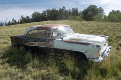 Oldsmobile at Sunset 11in x 17in Poster Print