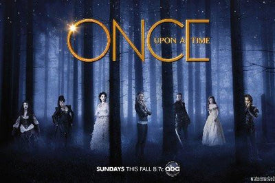 Once Upon A Time poster tin Metal Print Wall Art