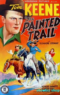 Painted Trail movie poster Sign 8in x 12in