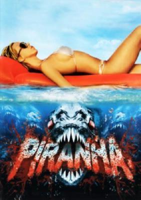 Piranha movie poster Metal Print 8in x 12in
