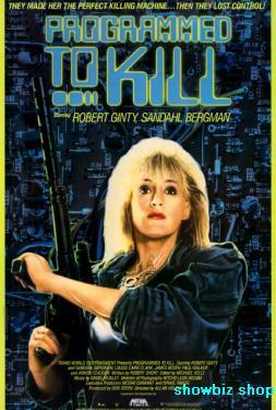 Programmed To Kill Metal Movie Poster 8in x 12in