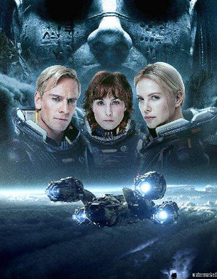 Prometheus Mini Metal Movie Poster 8in x 12in