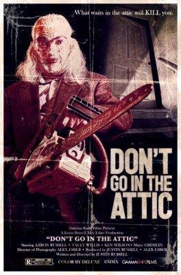 Dont Go In Attic Photo Sign 8in x 12in