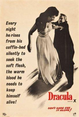 Dracula Metal Poster Choose Style The Poster Depot