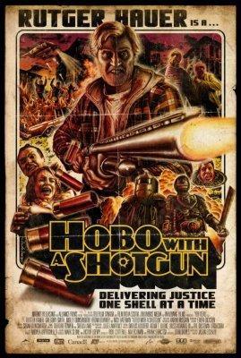 Hobo With A Shotgun Metal Print 8in x 12in