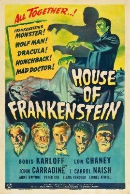 House Of Frankenstein Photo Sign 8in x 12in