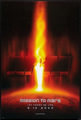 Mission To Mars Mini Poster 11x17 in Mail/storage/gift tube