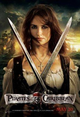 Pirates Of The Caribbean On Stranger Tides Photo Sign 8in x 12in