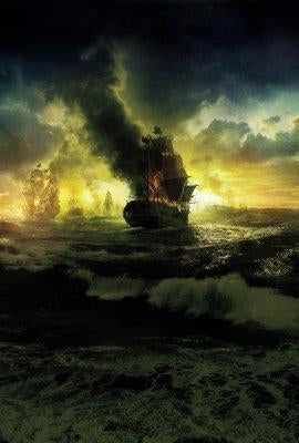 Pirates Of The Caribbean On Stranger Tides Photo Sign 8in x 12in
