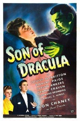 Son Of Dracula Photo Sign 8in x 12in