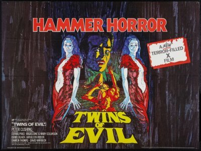 Twins Of Evil Mini Poster 11x17 in Mail/storage/gift tube