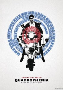 Quadrophenia Mini movie poster Sign 8in x 12in