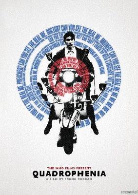 Quadrophenia Mini Metal Movie Poster 8in x 12in