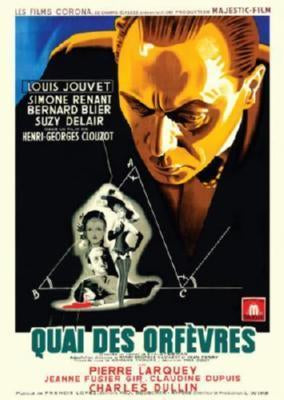 Quai Des Orfevres movie poster Sign 8in x 12in