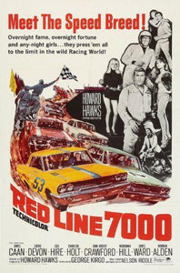 Red Line 7000 movie poster Sign 8in x 12in