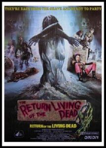 Return Of The Living Dead movie poster Sign 8in x 12in