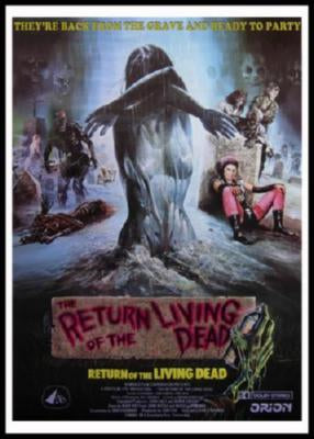 Return Of The Living Dead movie poster Sign 8in x 12in