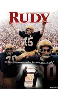 Rudy Mini movie poster Sign 8in x 12in