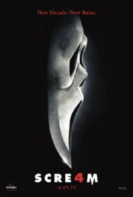 Scream 4 Metal Movie Poster 8in x 12in The Poster Depot