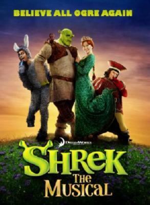 Shrek Musical Fox Theatre St. Louis poster tin Metal Print Wall Art