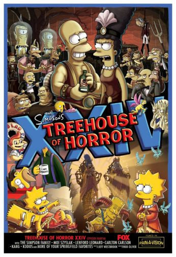 シンプソンズ　The Simpsons Treehouse of Horror Simpsons Treehouse Of Horror Xxiv Poster 11Inx17In Mini Poster