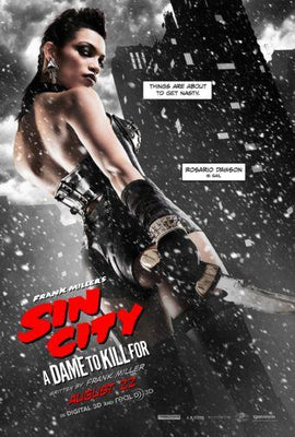 Sin City A Dame To Kill For Metal Movie Poster 8in x 12in