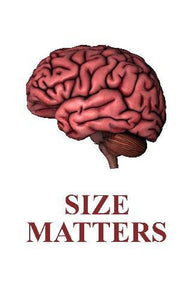 Human Brain Size Matters Art poster tin sign Wall Art