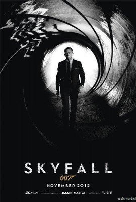 Skyfall Mini movie poster Sign 8in x 12in