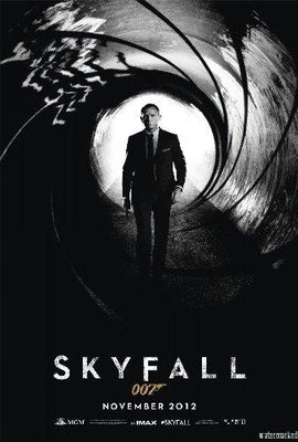 Skyfall Mini Metal Movie Poster 8in x 12in