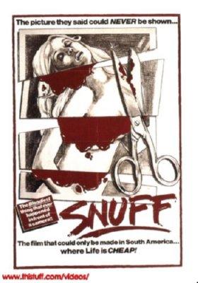 Snuff Mini movie poster Sign 8in x 12in