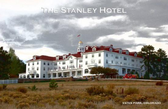 The Stanley Hotel Art Photo poster tin sign Wall Art