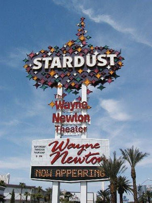 Las Vegas Stardust Casino Metal Print Art poster tin Metal Print Wall Art