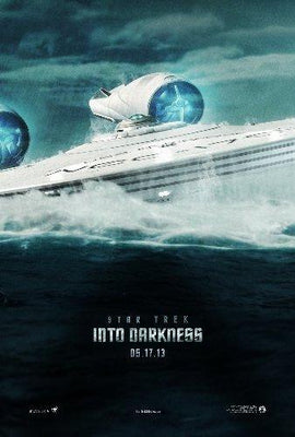 Star Trek Into Darkness Movie Poster Metal Poster Choose Style The Poster Depot