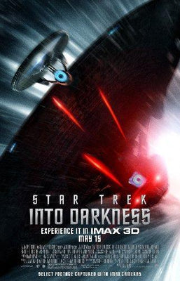 Star Trek Into Darkness Mini movie poster Metal Print 8in x 12in