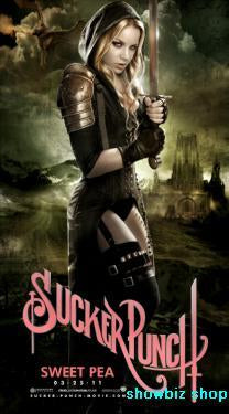Sucker Punch Metal Movie Poster 8in x 12in