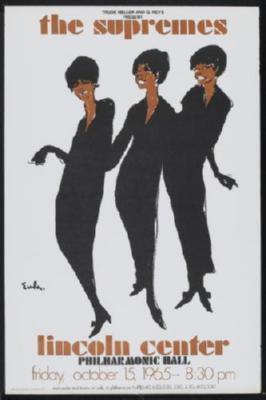 Supremes Photo Sign 8in x 12in