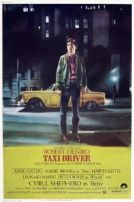 Taxi Driver Metal Movie Poster 8in x 12in