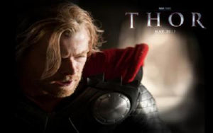 Thor movie poster Sign 8in x 12in
