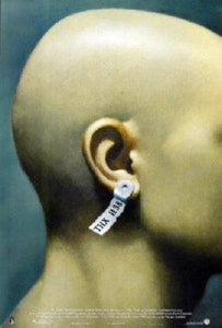 Thx-1138 Mini movie poster Sign 8in x 12in