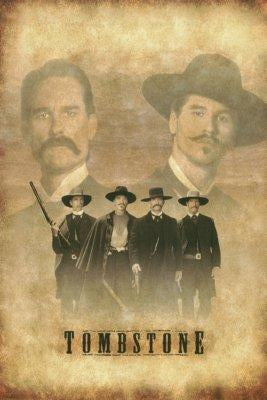 Tombstone Metal Movie Poster 8in x 12in