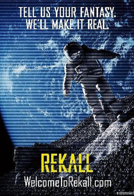 Total Recall Movie Poster Metal Poster Choose Style The Poster Depot